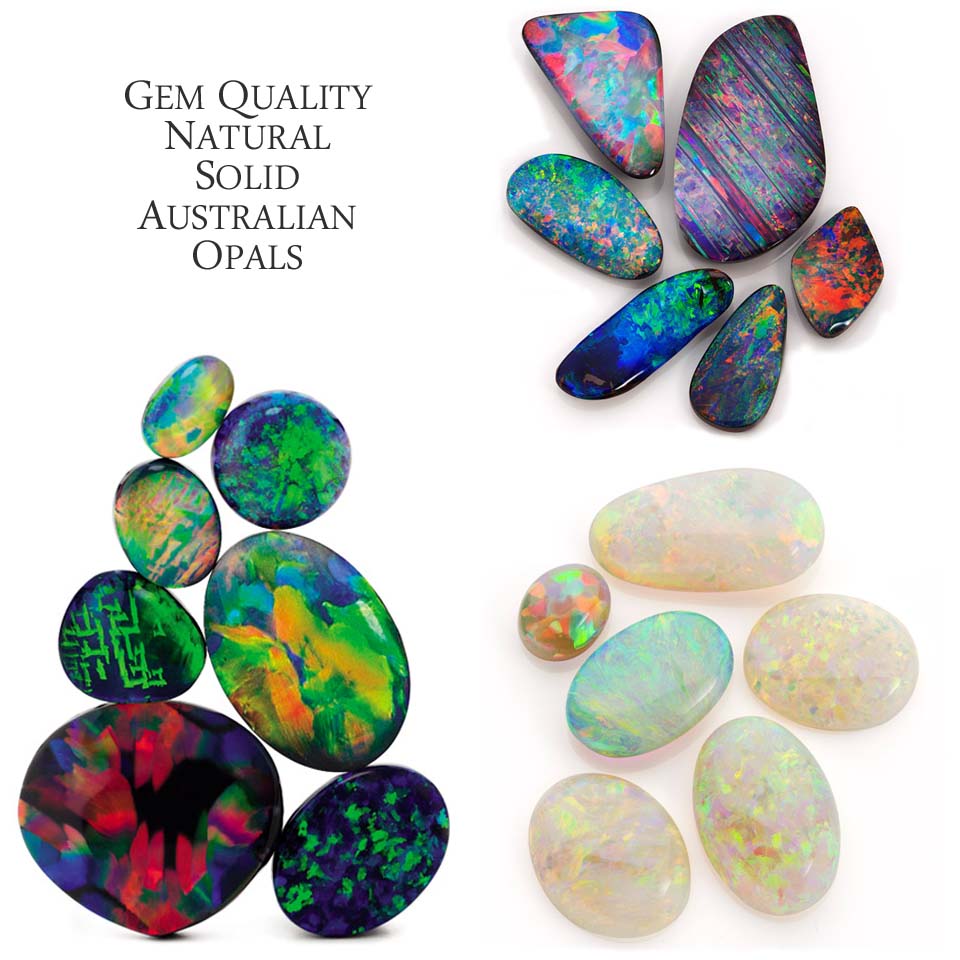 Gem Quality Natural Australian Opals